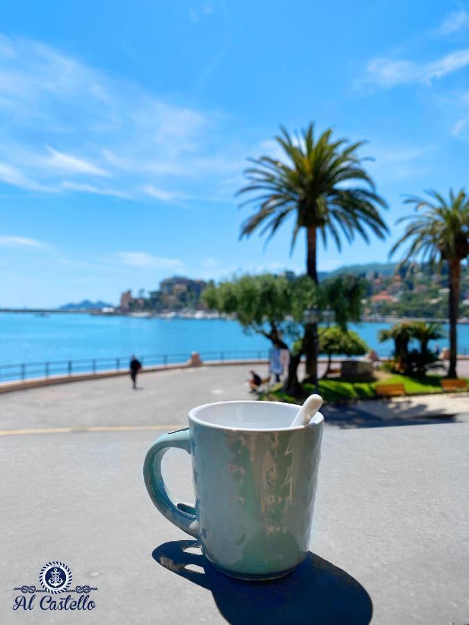 Welcome Riviera - Al Castello-Vista Mare -Romantico E Centrale A 20 Metri Dal Mare-Toll Parking At 15 Euro Per Day To Be Booked In Advance -Subject To Availability Rapallo Exterior foto
