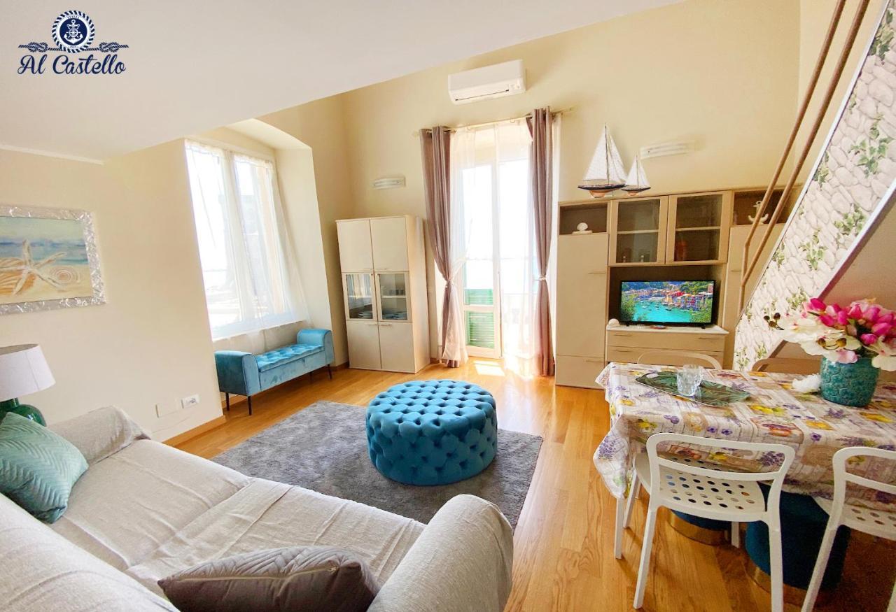 Welcome Riviera - Al Castello-Vista Mare -Romantico E Centrale A 20 Metri Dal Mare-Toll Parking At 15 Euro Per Day To Be Booked In Advance -Subject To Availability Rapallo Exterior foto